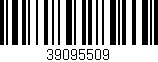 Código de barras (EAN, GTIN, SKU, ISBN): '39095509'