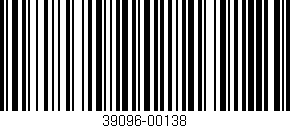 Código de barras (EAN, GTIN, SKU, ISBN): '39096-00138'