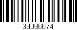 Código de barras (EAN, GTIN, SKU, ISBN): '39096674'