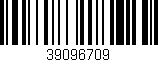 Código de barras (EAN, GTIN, SKU, ISBN): '39096709'