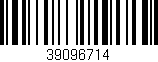 Código de barras (EAN, GTIN, SKU, ISBN): '39096714'