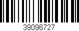 Código de barras (EAN, GTIN, SKU, ISBN): '39096727'