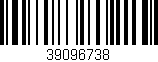 Código de barras (EAN, GTIN, SKU, ISBN): '39096738'