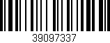 Código de barras (EAN, GTIN, SKU, ISBN): '39097337'
