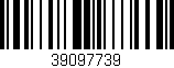 Código de barras (EAN, GTIN, SKU, ISBN): '39097739'