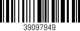 Código de barras (EAN, GTIN, SKU, ISBN): '39097949'