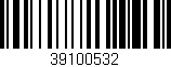 Código de barras (EAN, GTIN, SKU, ISBN): '39100532'