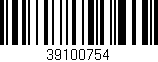 Código de barras (EAN, GTIN, SKU, ISBN): '39100754'