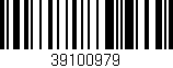 Código de barras (EAN, GTIN, SKU, ISBN): '39100979'