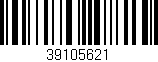 Código de barras (EAN, GTIN, SKU, ISBN): '39105621'