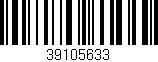 Código de barras (EAN, GTIN, SKU, ISBN): '39105633'