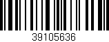 Código de barras (EAN, GTIN, SKU, ISBN): '39105636'