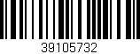 Código de barras (EAN, GTIN, SKU, ISBN): '39105732'