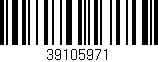Código de barras (EAN, GTIN, SKU, ISBN): '39105971'