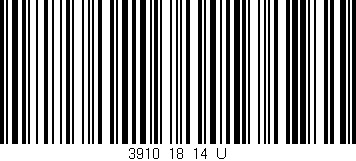 Código de barras (EAN, GTIN, SKU, ISBN): '3910_18_14_U'