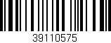 Código de barras (EAN, GTIN, SKU, ISBN): '39110575'
