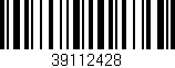 Código de barras (EAN, GTIN, SKU, ISBN): '39112428'