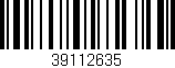 Código de barras (EAN, GTIN, SKU, ISBN): '39112635'