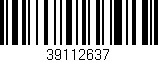 Código de barras (EAN, GTIN, SKU, ISBN): '39112637'