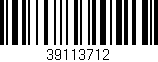 Código de barras (EAN, GTIN, SKU, ISBN): '39113712'