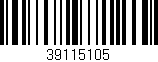 Código de barras (EAN, GTIN, SKU, ISBN): '39115105'