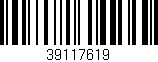 Código de barras (EAN, GTIN, SKU, ISBN): '39117619'