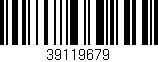 Código de barras (EAN, GTIN, SKU, ISBN): '39119679'
