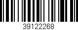 Código de barras (EAN, GTIN, SKU, ISBN): '39122268'