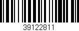 Código de barras (EAN, GTIN, SKU, ISBN): '39122811'