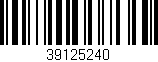 Código de barras (EAN, GTIN, SKU, ISBN): '39125240'