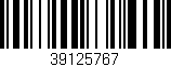 Código de barras (EAN, GTIN, SKU, ISBN): '39125767'