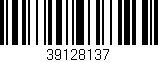 Código de barras (EAN, GTIN, SKU, ISBN): '39128137'