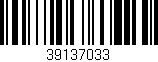 Código de barras (EAN, GTIN, SKU, ISBN): '39137033'