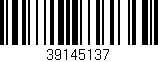 Código de barras (EAN, GTIN, SKU, ISBN): '39145137'