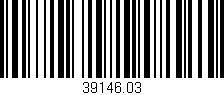 Código de barras (EAN, GTIN, SKU, ISBN): '39146.03'