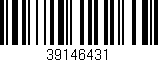 Código de barras (EAN, GTIN, SKU, ISBN): '39146431'