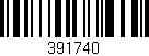 Código de barras (EAN, GTIN, SKU, ISBN): '391740'
