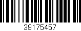 Código de barras (EAN, GTIN, SKU, ISBN): '39175457'