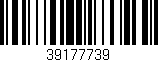 Código de barras (EAN, GTIN, SKU, ISBN): '39177739'