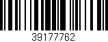 Código de barras (EAN, GTIN, SKU, ISBN): '39177762'