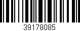 Código de barras (EAN, GTIN, SKU, ISBN): '39178085'