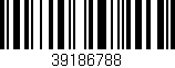 Código de barras (EAN, GTIN, SKU, ISBN): '39186788'