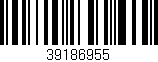 Código de barras (EAN, GTIN, SKU, ISBN): '39186955'