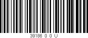 Código de barras (EAN, GTIN, SKU, ISBN): '39186_0_0_U'