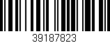 Código de barras (EAN, GTIN, SKU, ISBN): '39187823'