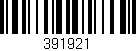 Código de barras (EAN, GTIN, SKU, ISBN): '391921'