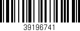 Código de barras (EAN, GTIN, SKU, ISBN): '39196741'