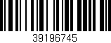 Código de barras (EAN, GTIN, SKU, ISBN): '39196745'