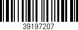 Código de barras (EAN, GTIN, SKU, ISBN): '39197207'