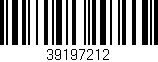 Código de barras (EAN, GTIN, SKU, ISBN): '39197212'